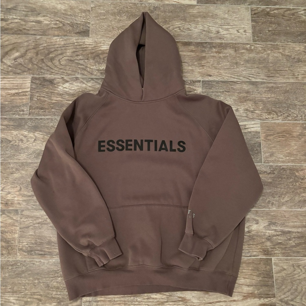 Brown Essentials FOG Hoodie